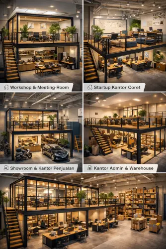 Mezzanine Ruang Kantor di Rawamangun