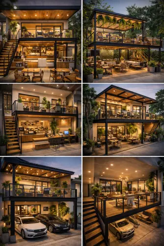 Mezannine Cafe Modern di Rawamangun